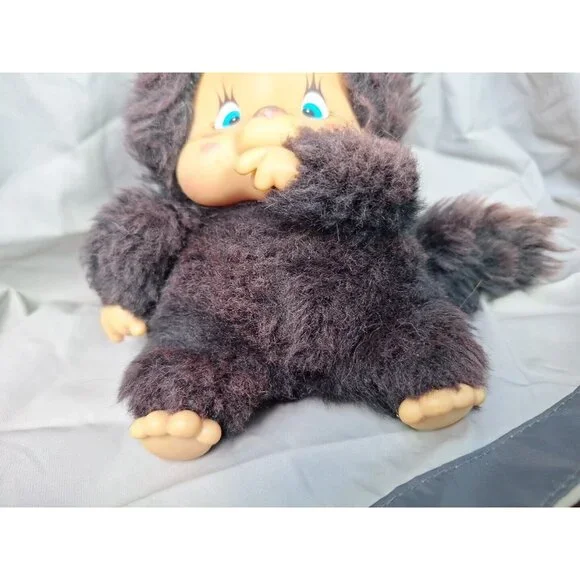 Nyamy Washino Kitten Felina Sucking Thumb Plush Black 7" Vintage 1979 READ - Picture 15 of 15